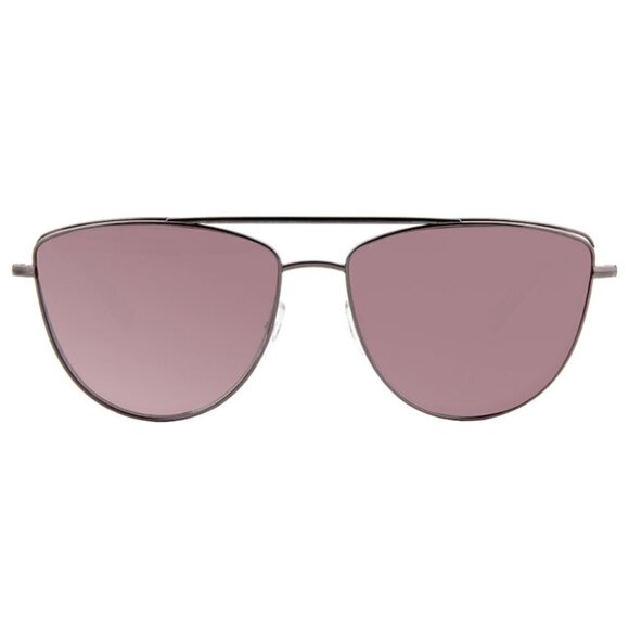 ?GARRETT LEIGHT? Zephyr Sunglasses ~ Plum Velvet Pink Blush Mirror Lens NWT main image 11